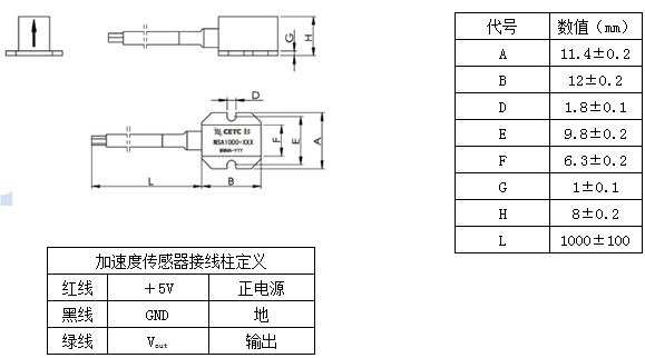 MSA1000΢ٶȴͽṹߴ缰߶