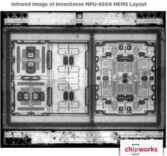 InvenSense MPU-6500ٶȼ+ǣMEMS Layout