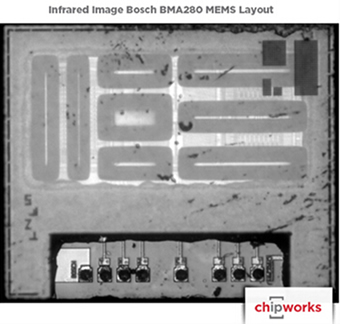 Bosch BMA280ٶȼƵMEMS Layout