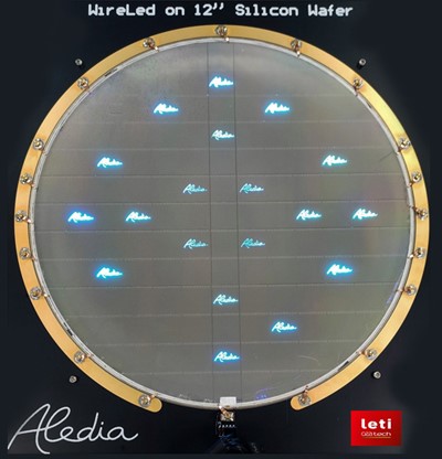 Alediaȫ12Ӣ辧ԲmicroLEDоƬ