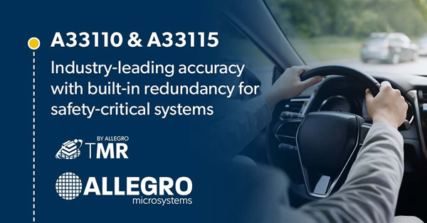 面向ADAS应用，Allegro发布开创性TMR+VHT位置传感器