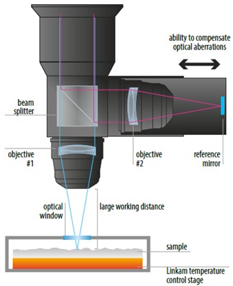 快速热处理中测量晶圆表面粗糙度的设置（来源：Sensofar）