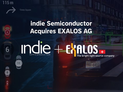 indie收购光子学公司EXALOS，扩展汽车光学与传感业务