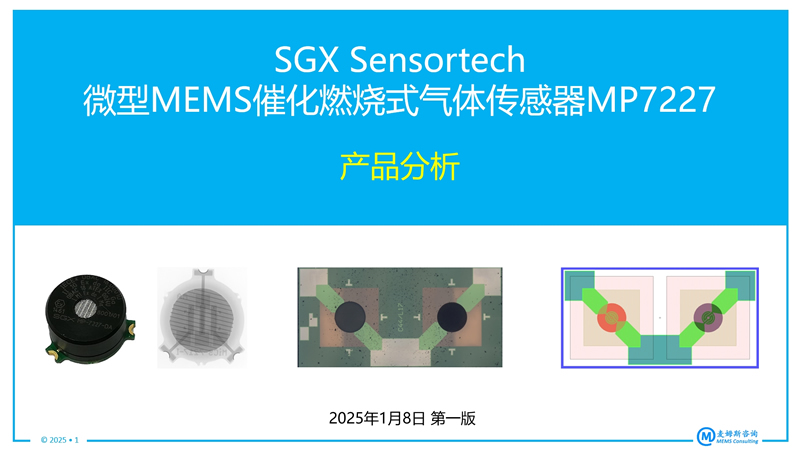 SGX Sensortech΢MEMS߻ȼʽ崫MP7227Ʒ
