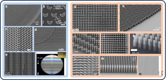 基于EBL技术制备的超构透镜图像