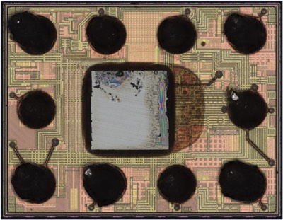 MEMS时钟发生器SiT30100底视图