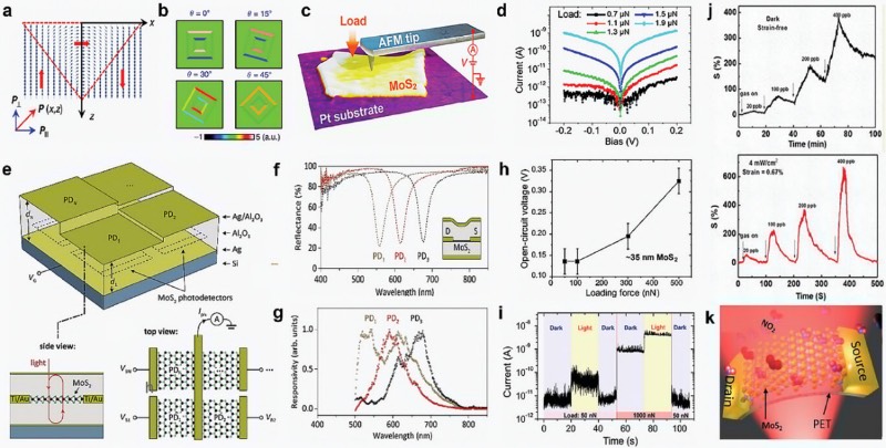 二维材料在压电光电子学器件中的应用