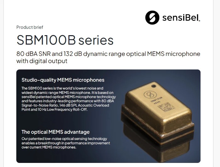 Sensibel��ѧʽMEMS��˷�SBM100B