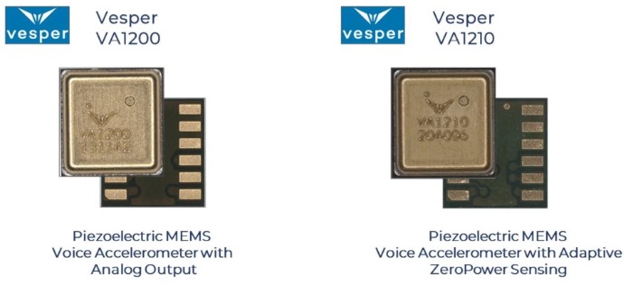 ��Vesperѹ��MEMS�������ٶȼ�VA1200��VA1210��Ʒ������