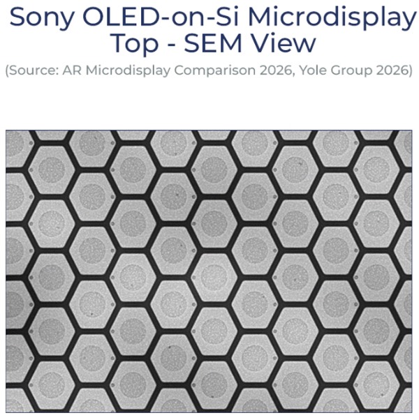 ����OLED-on-Si΢��ʾ��������SEM��Ƭ