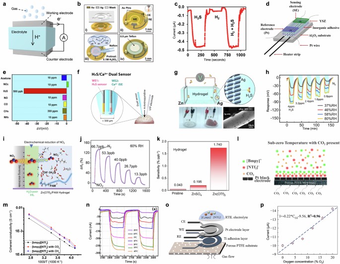 电化学气体传感器