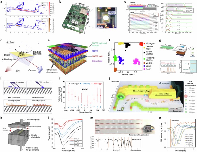 机器人嗅觉用于环境监测