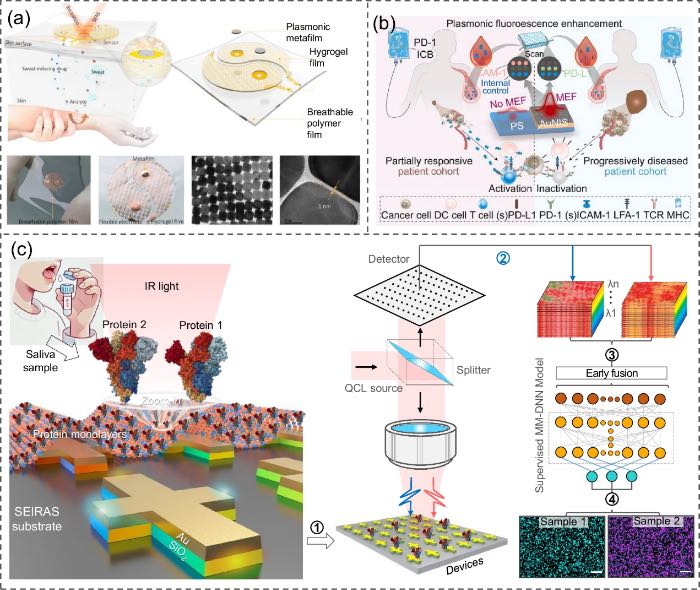 用于生物/化学传感器的等离激元超构材料