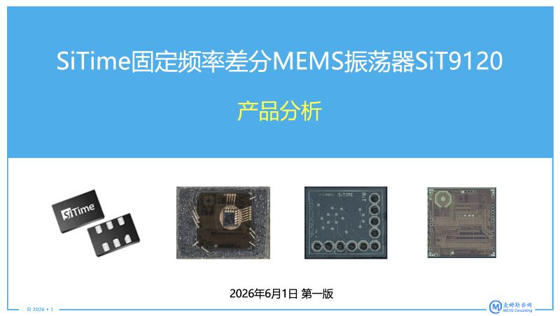 ��SiTime�̶�Ƶ�ʲ��MEMS����SiT9120��Ʒ������