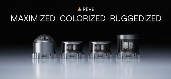 Ouster��һ��OS���ּ����״LiDAR��������ϵ�С���Rev8